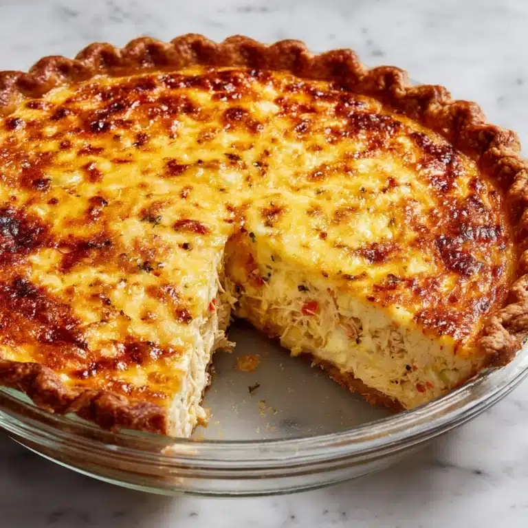 Baked Chicken Salad Pie Recipe