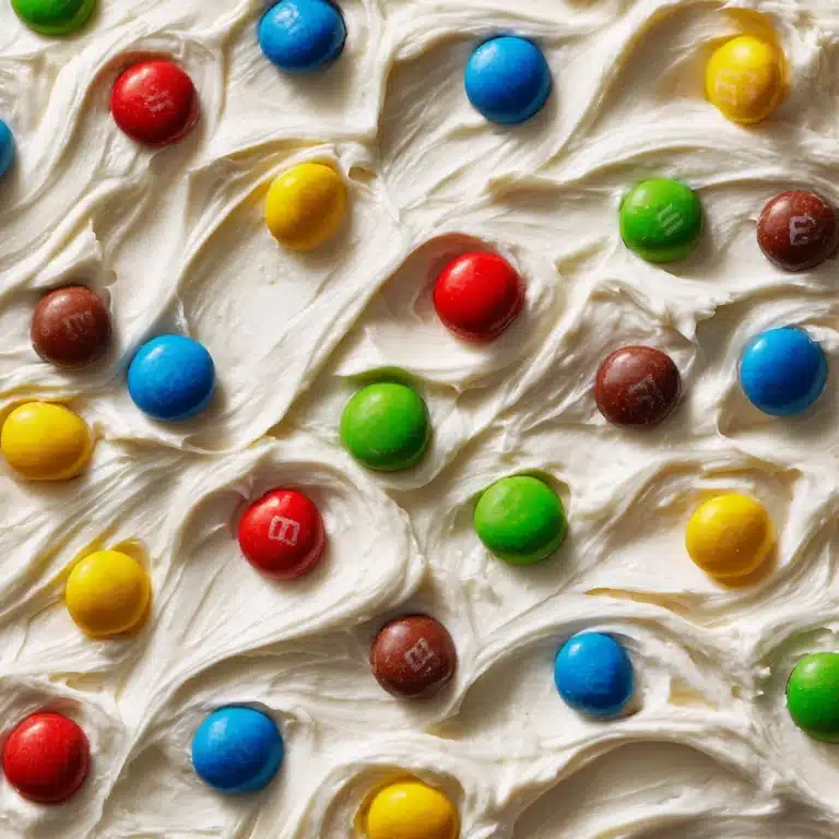 M&Ms Cool Whip and Pudding Frosting Recipe