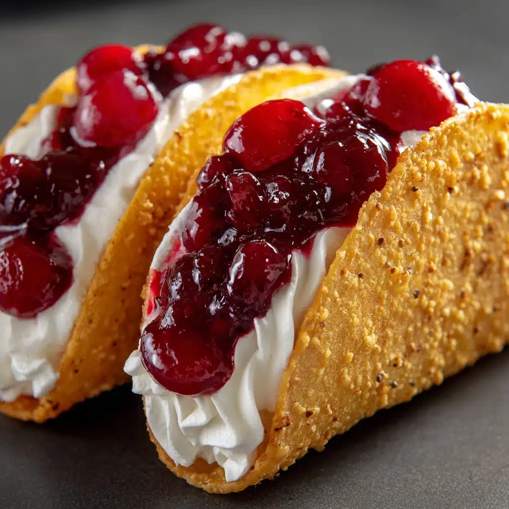 Cherry Cheesecake Tacos Recipe