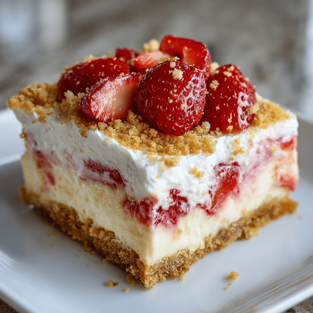 Strawberry Crunch Cheesecake: Irresistible & Sweet Recipe