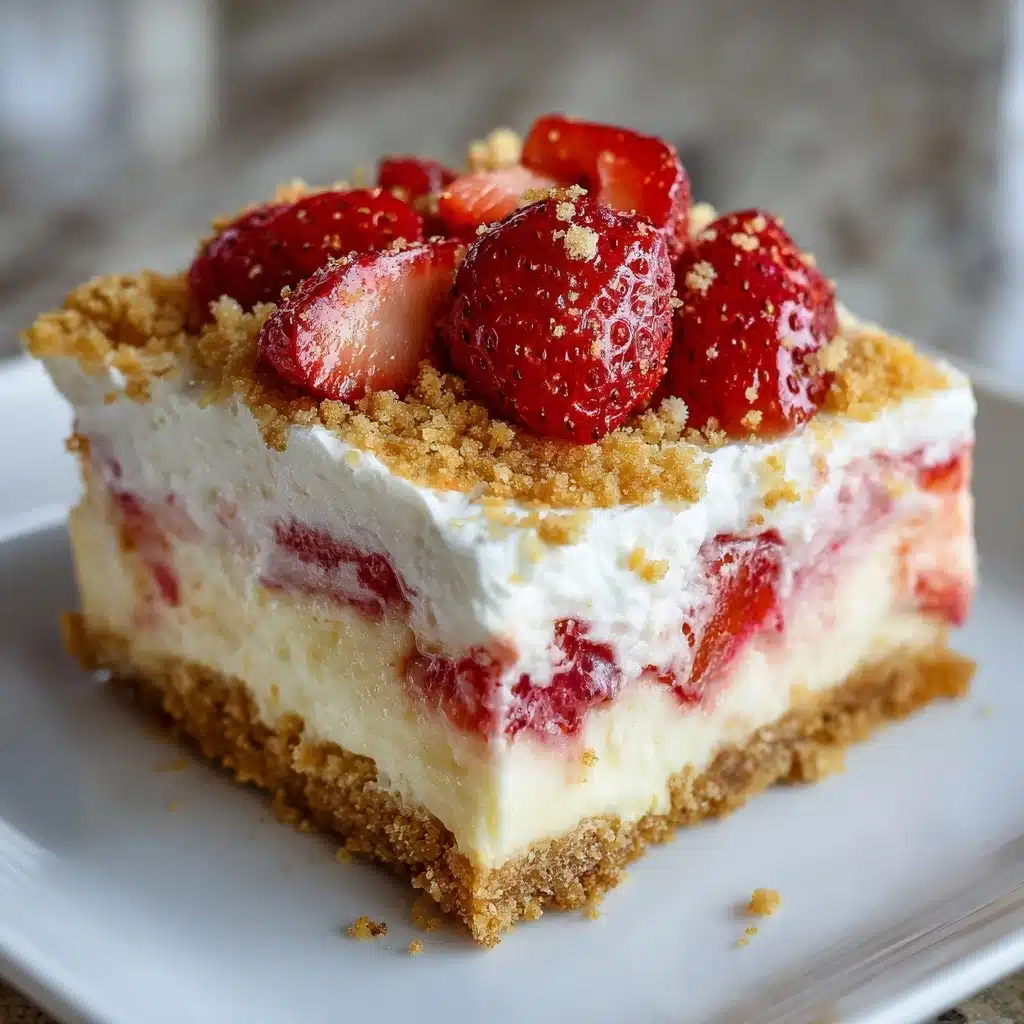 Strawberry Crunch Cheesecake: Irresistible & Sweet Recipe - Recipe Image