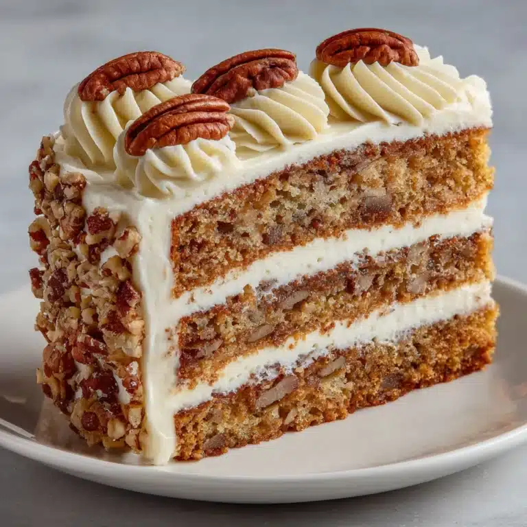 Romanian Walnut Buttercream Cake Recipe