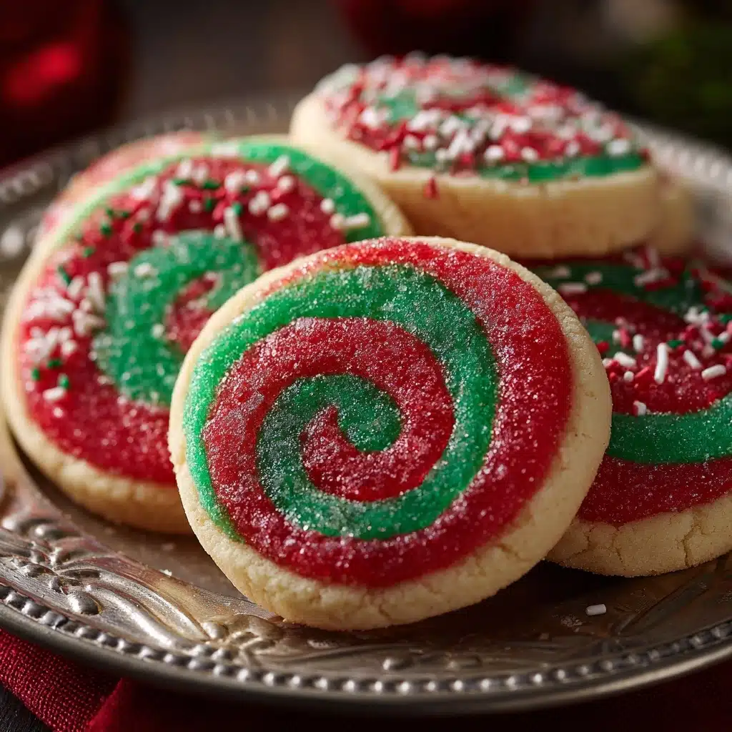 Christmas Swirl Butter Cookies Recipe