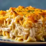 Cheesy Chicken Noodle Casserole Recipe