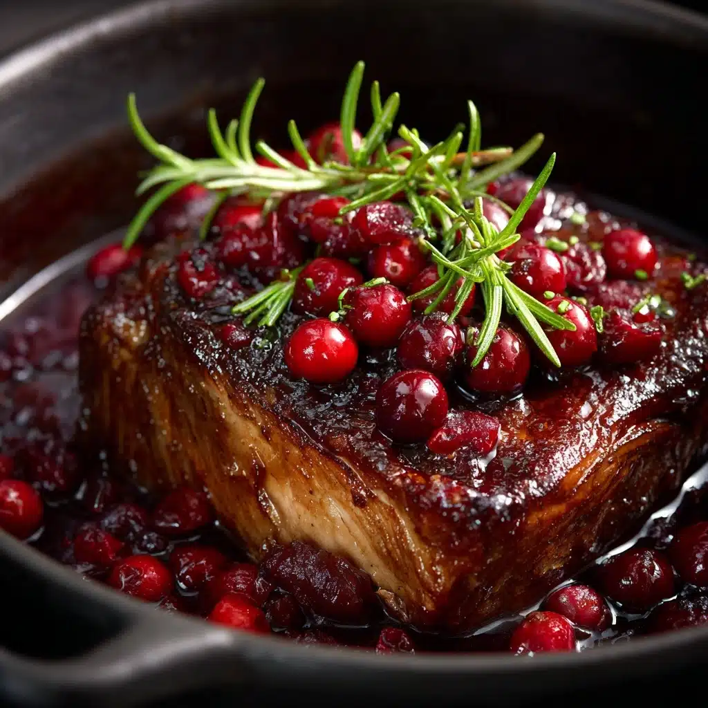 Cranberry Balsamic Roast Beef Recipe