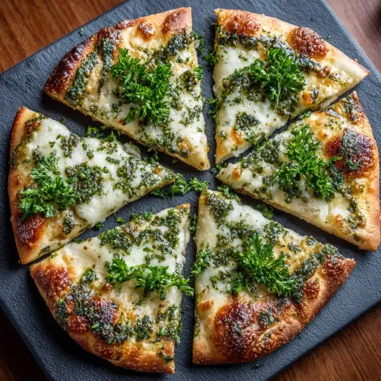 Roasted Garlic and Herb Flatbread Recipe