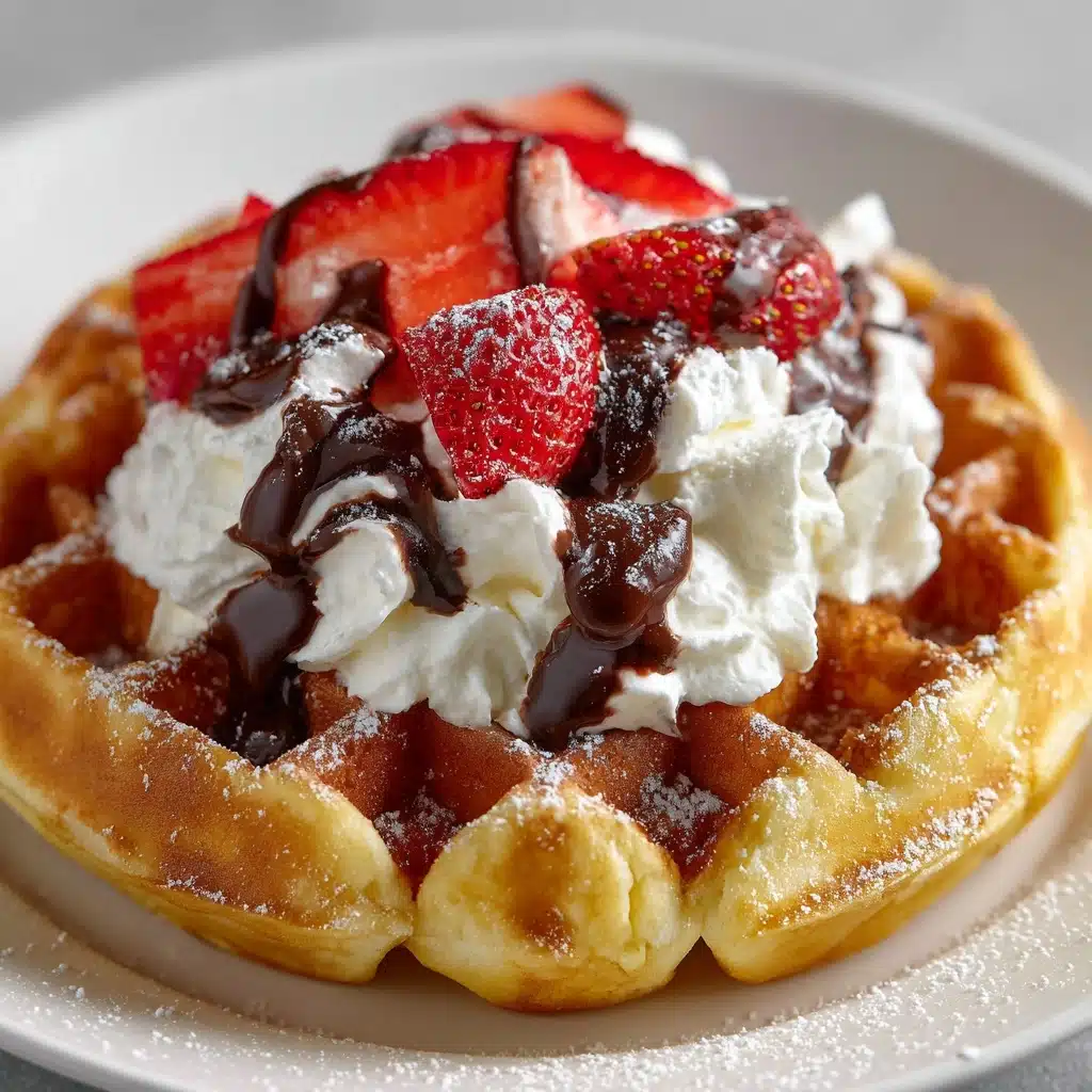 Cake Mix Waffles Recipe - Recipe Image