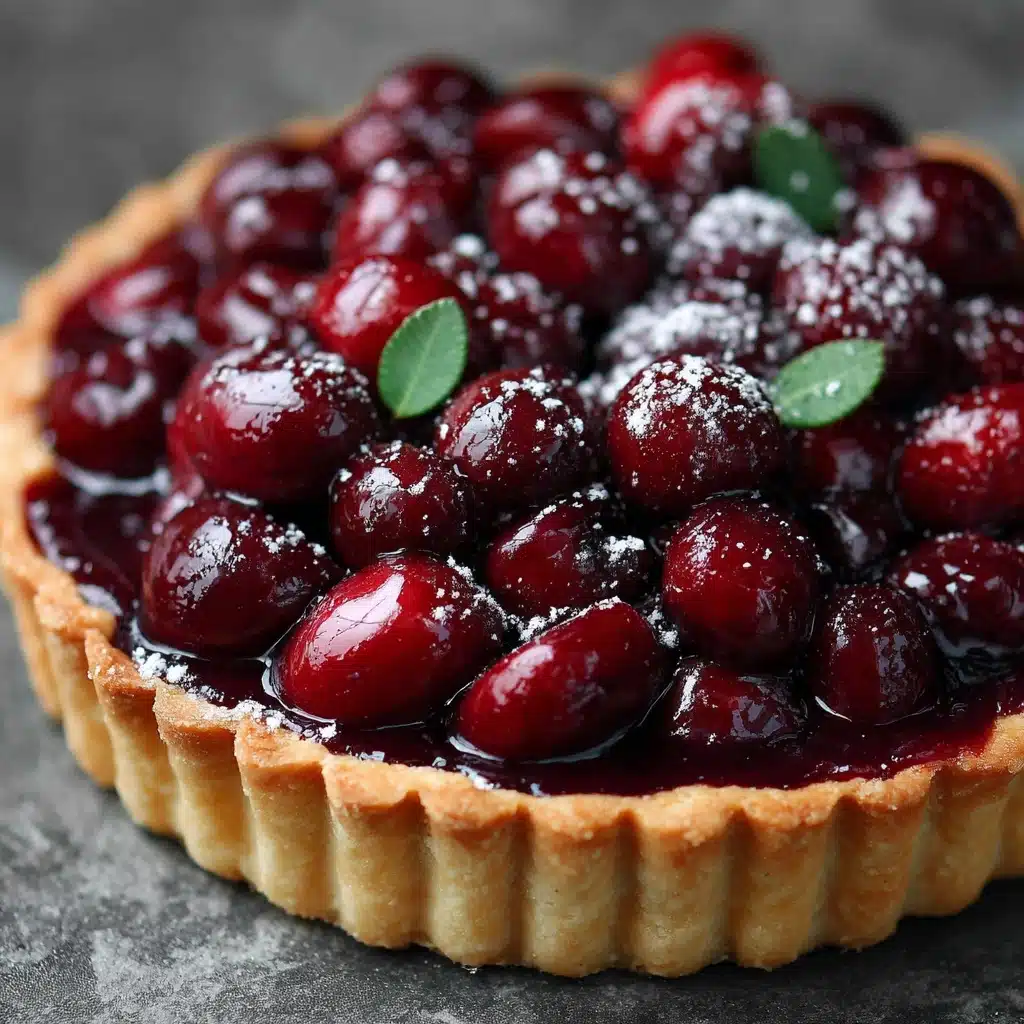 Sour Cherry Frangipane Tart Recipe