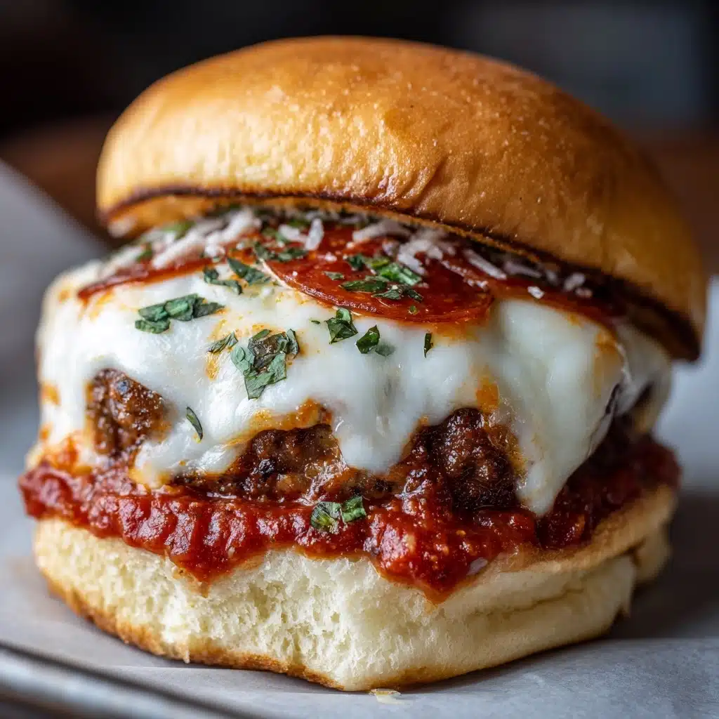 Pizza Burgers Recipe - Recipe Image