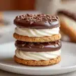 Coffee & Cream Cookies with Chocolate Hazelnut Filling Recipe