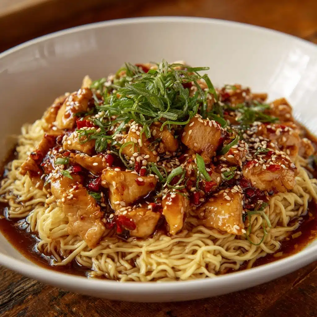 Kung Pao Chicken Noodles Recipe - Recipe Image