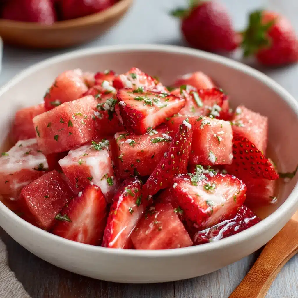 Strawberry Watermelon Salad Recipe - Recipe Image