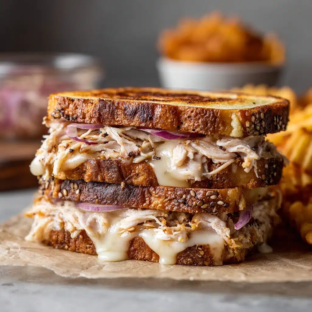 Grilled Turkey Reuben Sandwich Recipe - Recipe Image