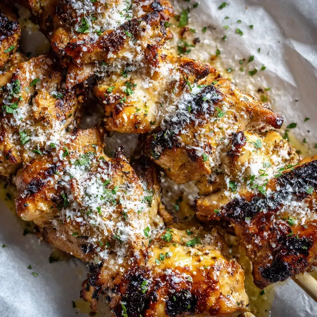Ranch Garlic Parmesan Chicken Skewers Recipe - Recipe Image