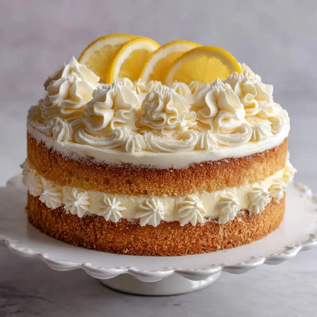 Italian Lemon Cream Cake Recipe - Recipe Image