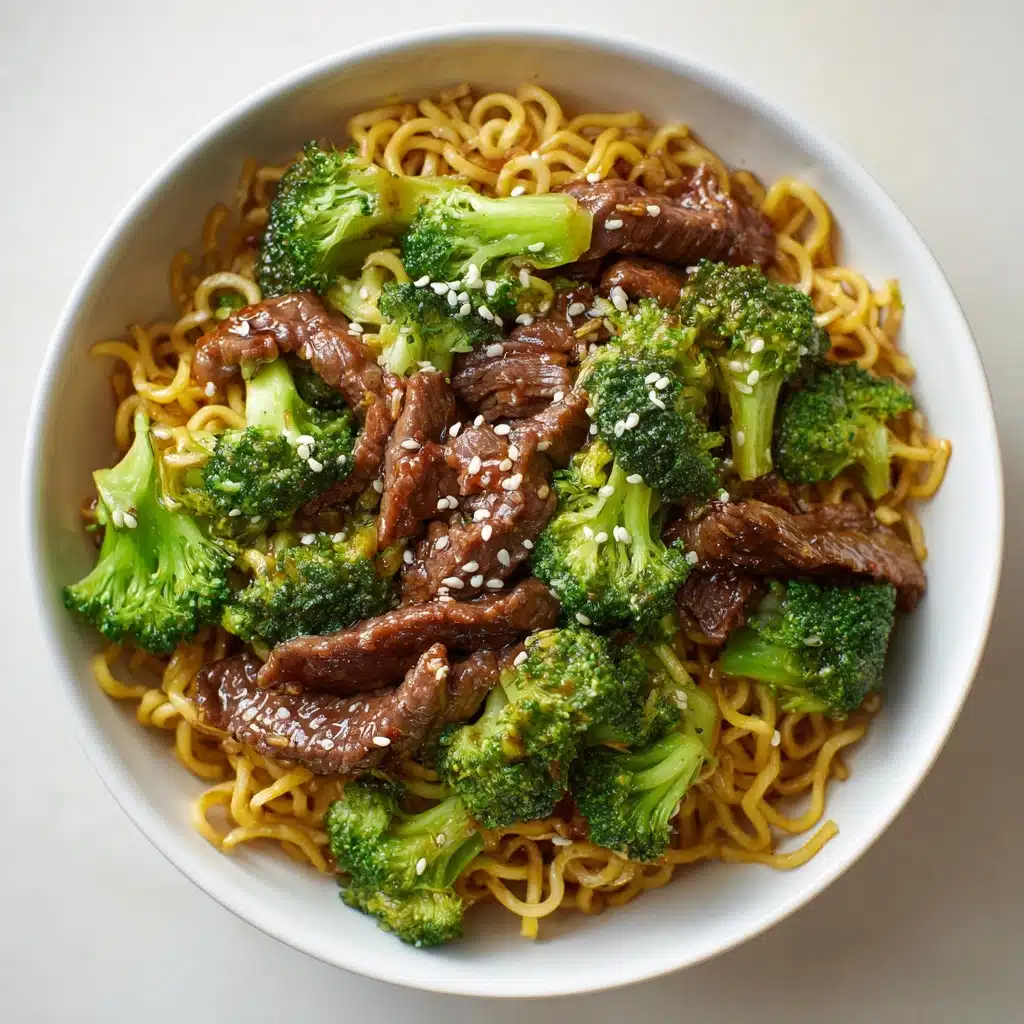 Beef and Broccoli Ramen Stir Fry Recipe - Recipe Image