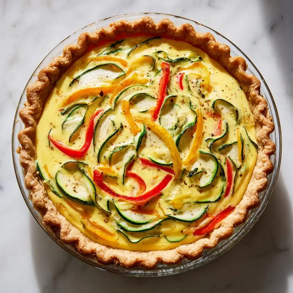 Roasted Vegetable Quiche: A Savory Delight for Any Meal Recipe - Recipe Image