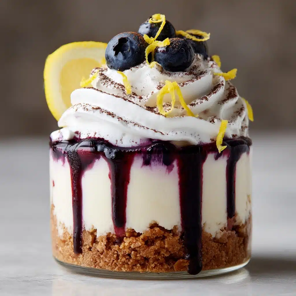Lemon Blueberry Cheesecake Parfaits Recipe - Recipe Image