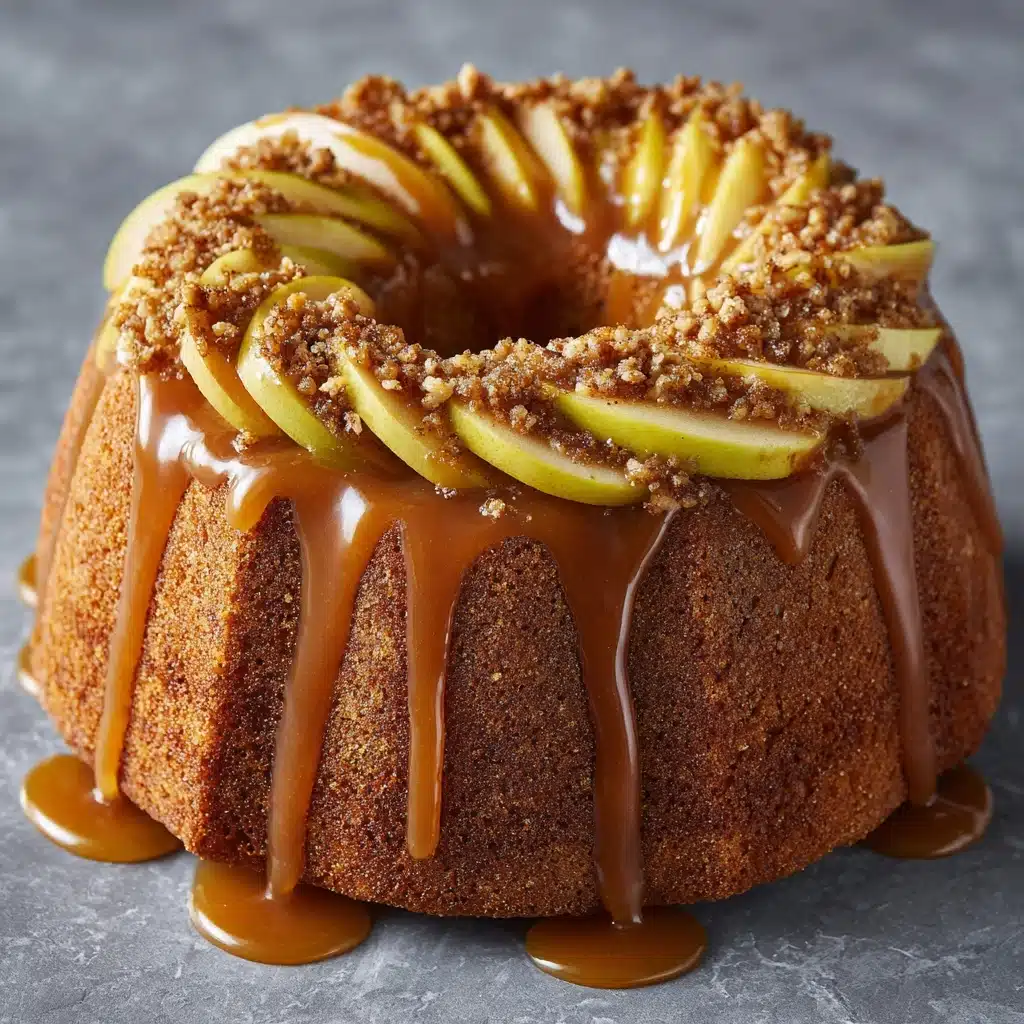 Caramelized Peach and Brown Sugar Pound Cake Recipe - Recipe Image