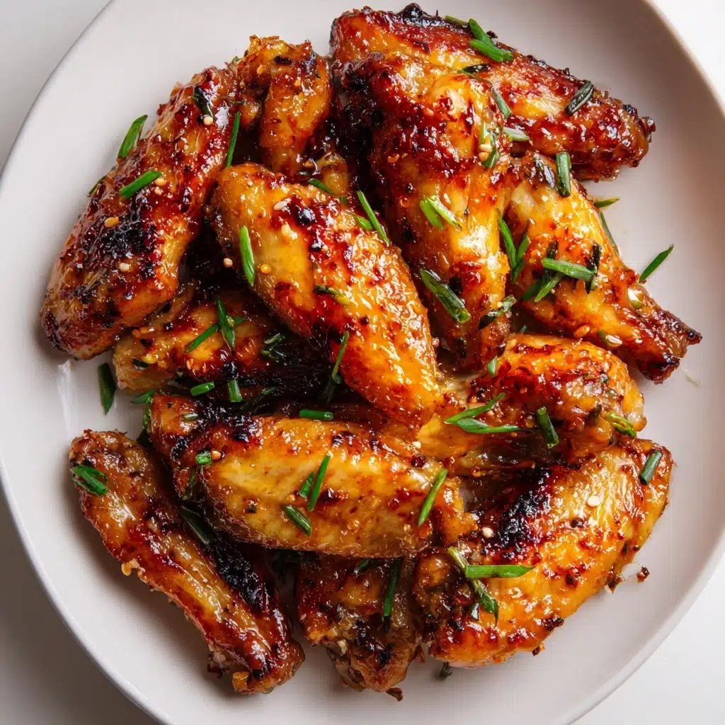 Grilled Honey Garlic Chicken Wings Recipe