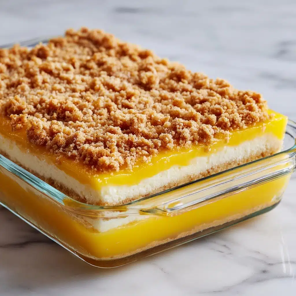 Lemon Cream Cheese Dump Cake Recipe - Recipe Image