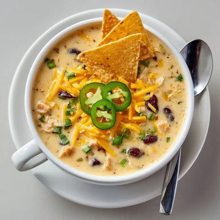 White Chicken Chili with Cream Cheese Recipe
