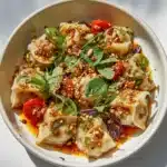 Viral Crispy Dumpling Salad Recipe