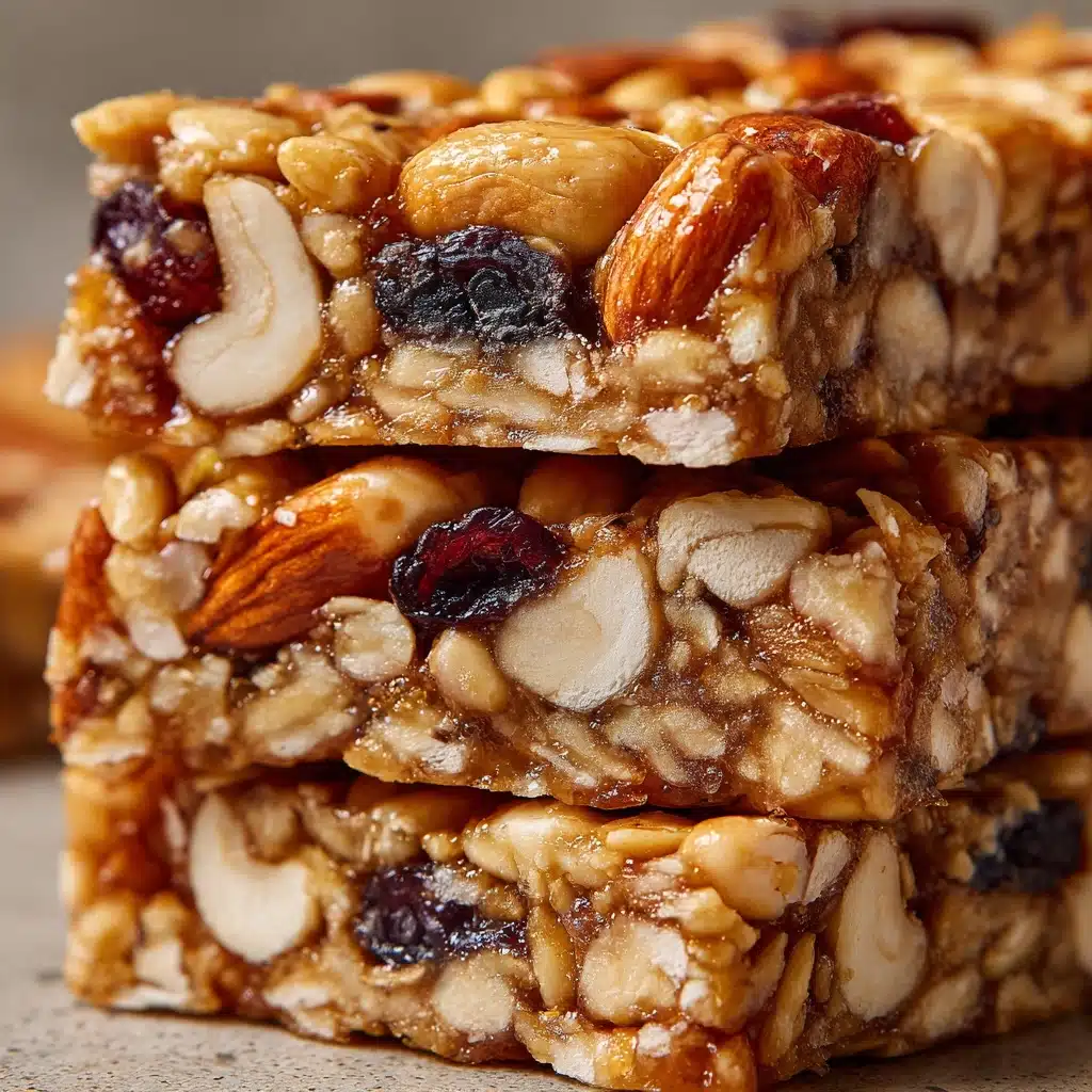 Homemade Banana Granola Bars Recipe - Recipe Image