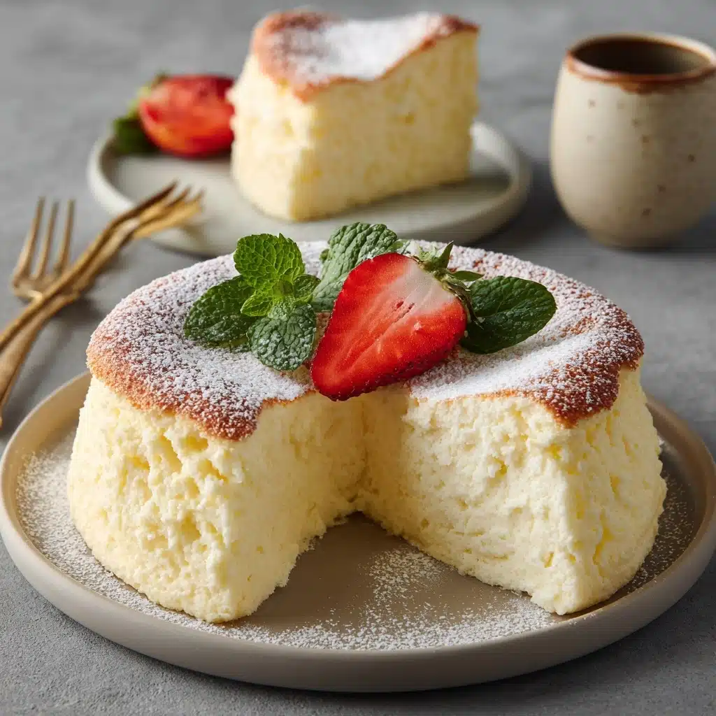 Japanese Cotton Cheesecake Recipe - Recipe Image