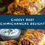 Beef and Cheese Chimichangas Recipe