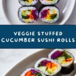 Stuffed Cucumber Veggie Sushi Recipe