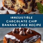 Chocolate Chip Banana Cake Recipe
