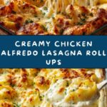 Chicken Alfredo Lasagna Roll Ups Recipe