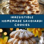 Homemade Savoiardi Cookies Recipe