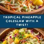 No-Mayo Hawaiian Pineapple Coleslaw : Irresistible & Flavorful Recipe