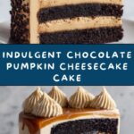 Chocolate Pumpkin Cheesecake Cake Recipe