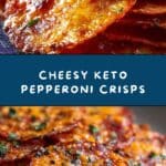 Keto Pepperoni Cheese Crisps Recipe