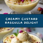 Custard Rasgulla Recipe