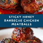 Honey Barbecue Chicken Meatballs Recipe