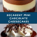 Mini Chocolate Layered Cheesecakes Recipe