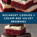 Cookies & Cream Red Velvet Brownies Recipe