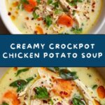 Crockpot Creamy Chicken and Potato Soup Recipe