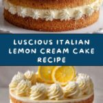 Italian Lemon Cream Cake Recipe