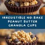No-Bake Peanut Butter Granola Cups Recipe