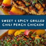 Grilled Chili Peach Chicken Recipe
