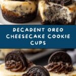 Oreo Cheesecake Cookie Cups Recipe