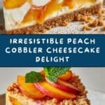 Peach Cobbler Cheesecake Recipe