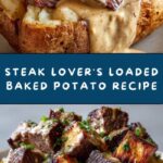 Loaded Baked Potato with Steak Bites Recipe