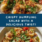 Viral Crispy Dumpling Salad Recipe