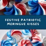 Patriotic Meringue Kisses Recipe